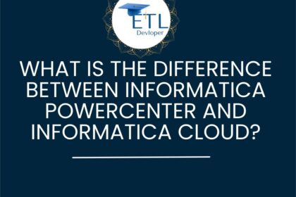 Difference between Informatica PowerCenter and Informatica Cloud