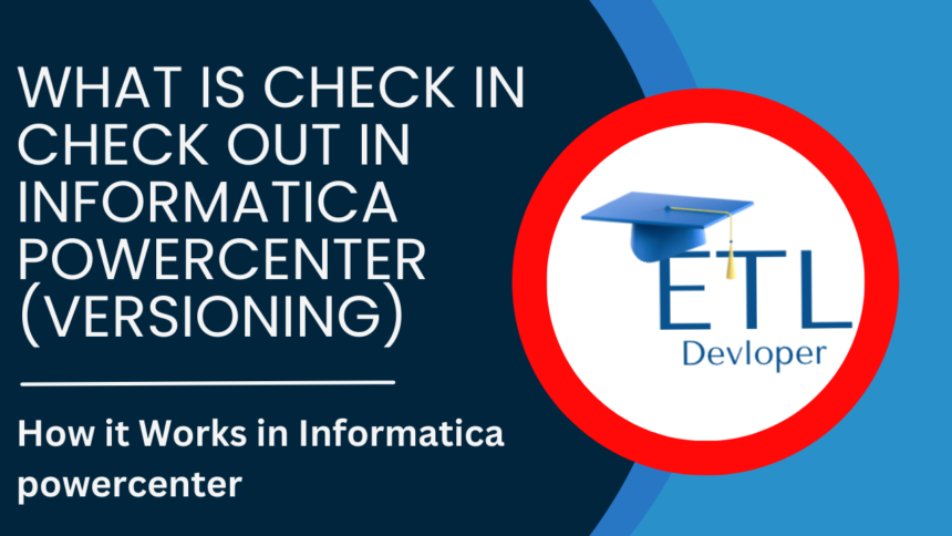 Check In Check Out in Informatica