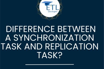 Synchronization Tasks and Replication Tasks